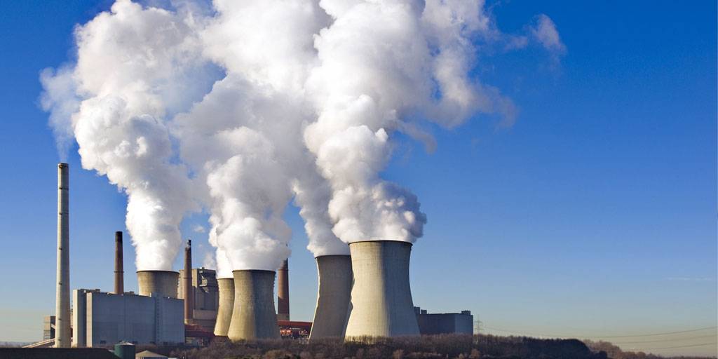 Nuclear power plants polluting air