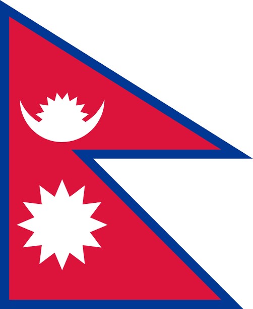 Flag of Nepal.