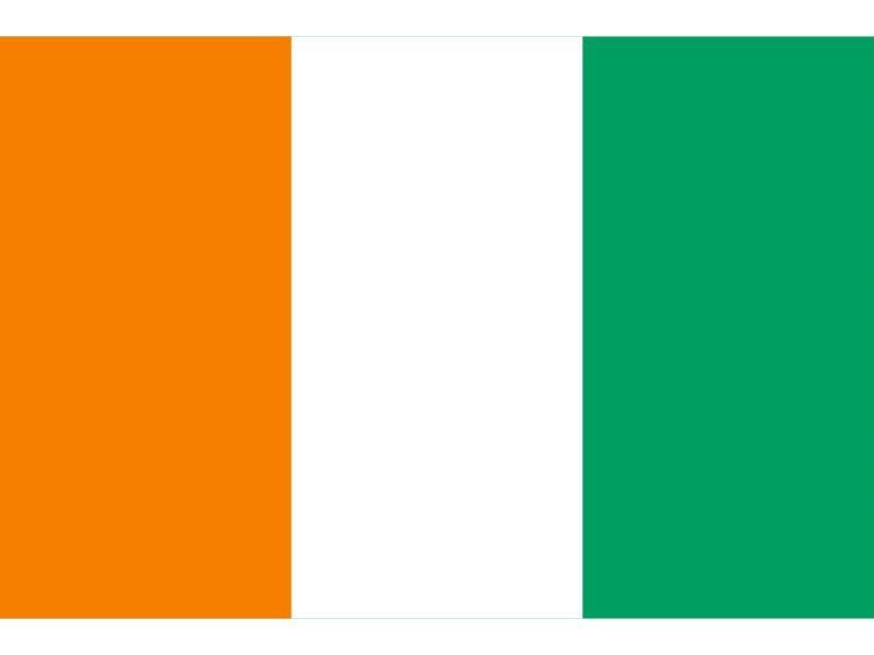The flag of Cote d’Ivoire