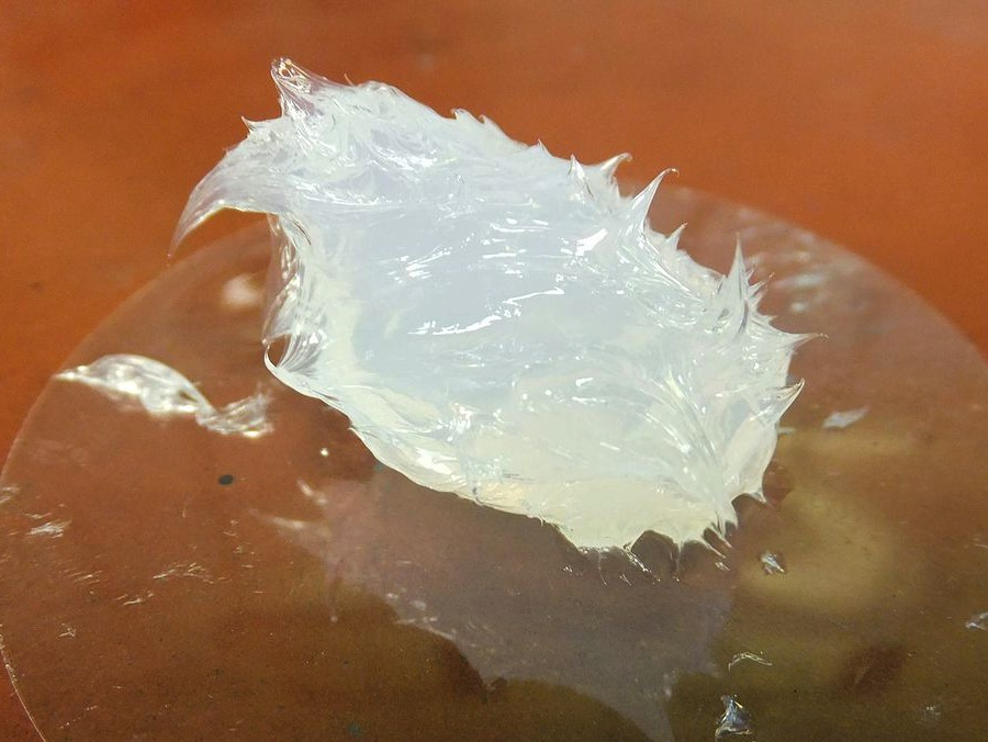 close up of silicon rubber