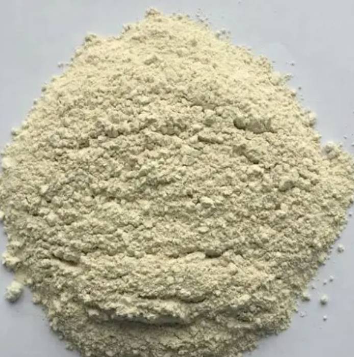 Close up of magnesium oxide powder