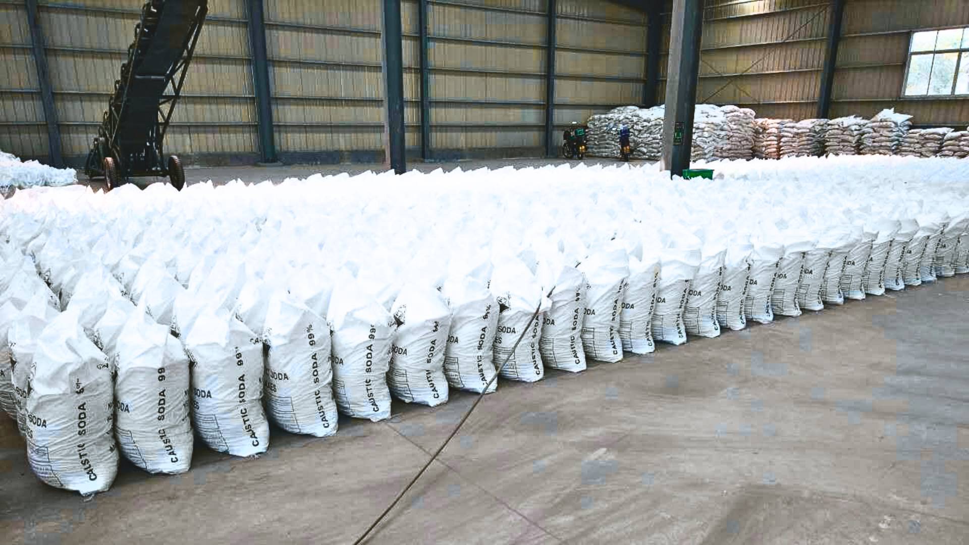 Caustic Soda in bulk quantity ready for shipment