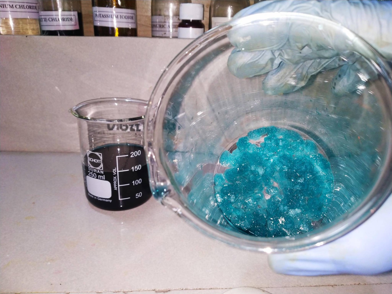half liquid of chromium sulfate