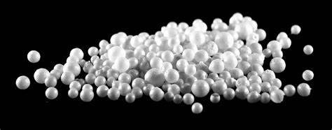 Close up of alumina balls 