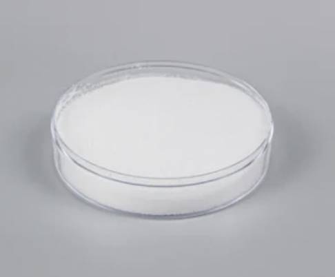 close up of potassium chloride powder. 