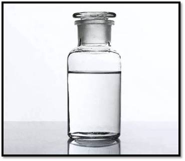 Bottle of acetic acid