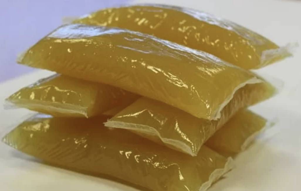 Packaged hot melt adhesives
