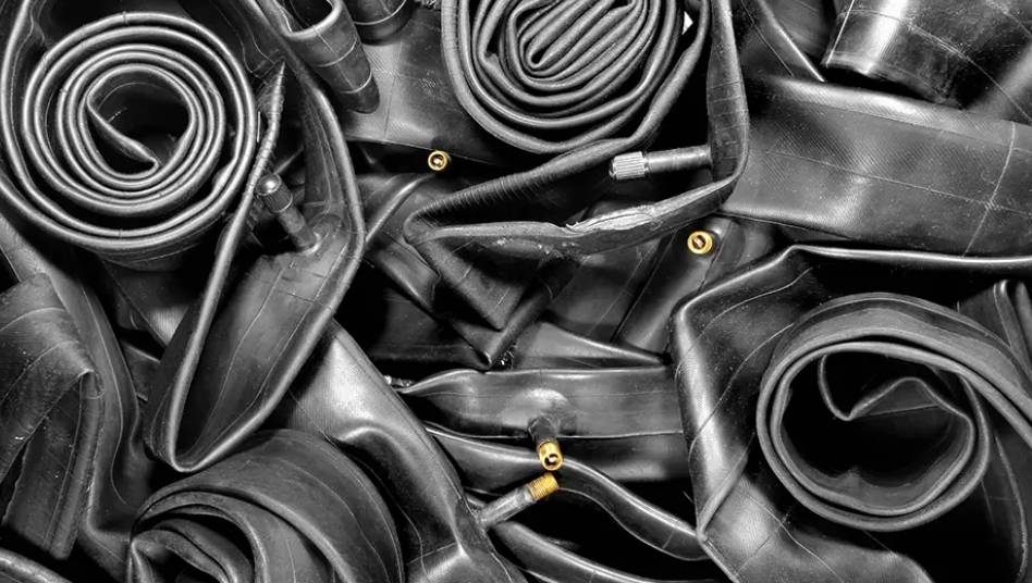 Butyl Rubber close up