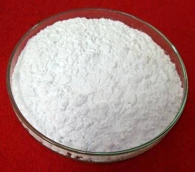 Ammonium hydroxide powder close up