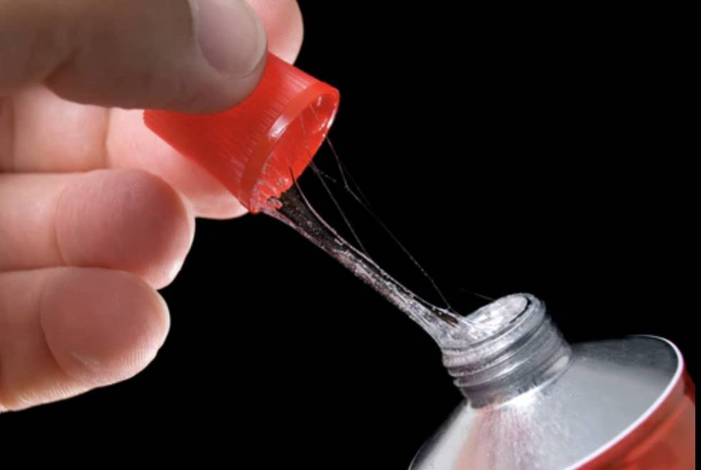 Cyanoacrylate close up 