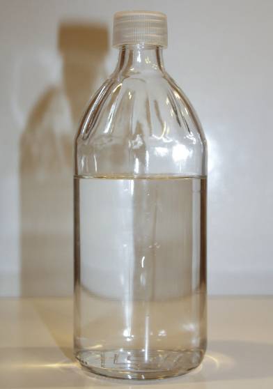 Ethanol Clear Liquid Close Up