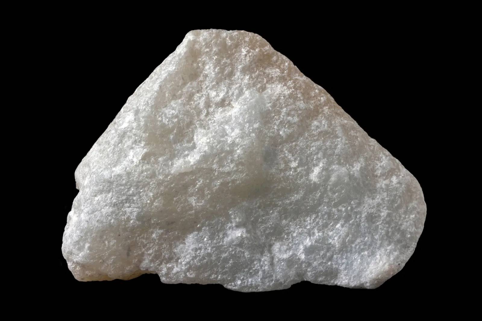 Close up of a potassium feldspar stone 