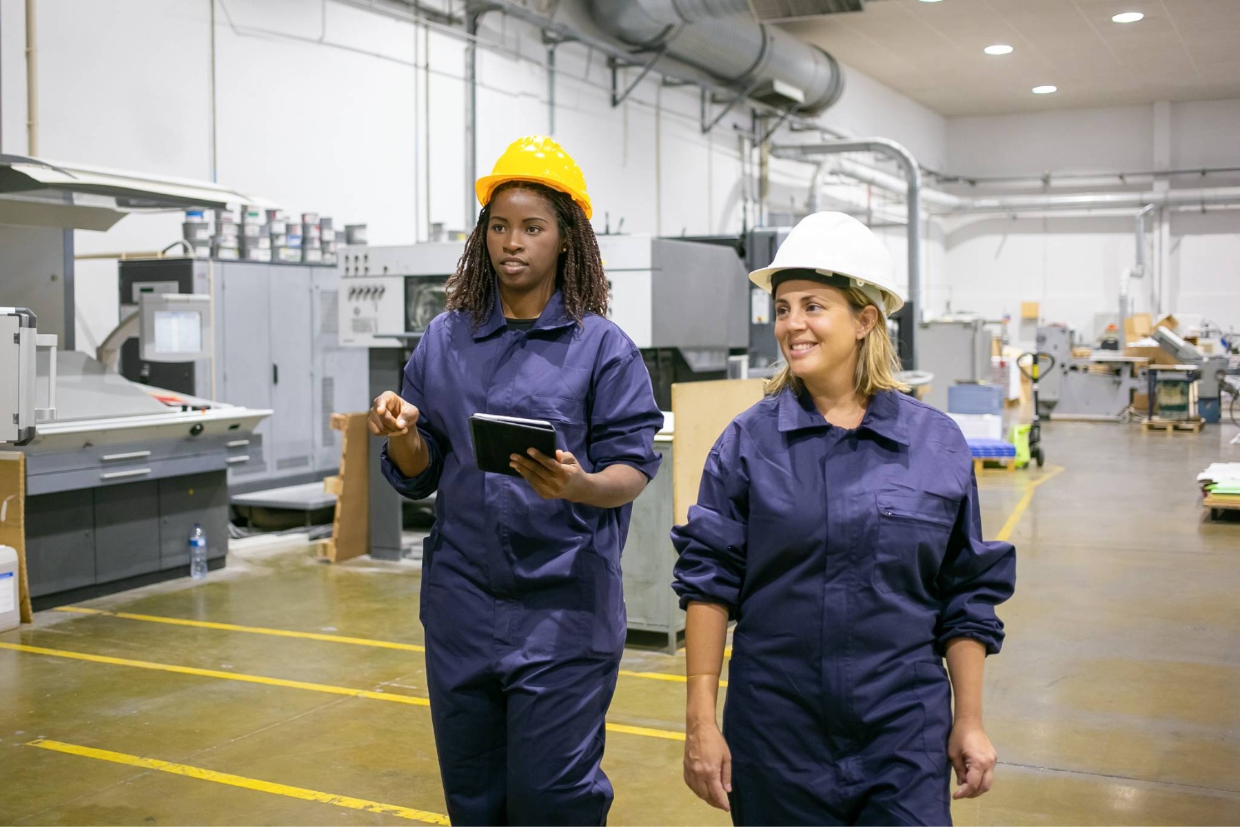 Battery chemical quality control and supply chain operations led by two female engineers
