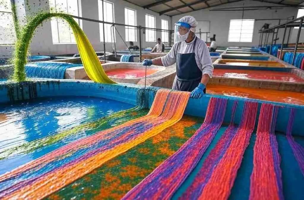 SLES in textile dyeing process