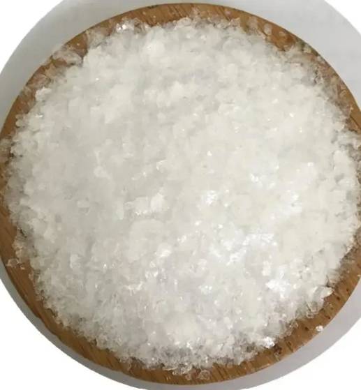 close up crystalized boric acid