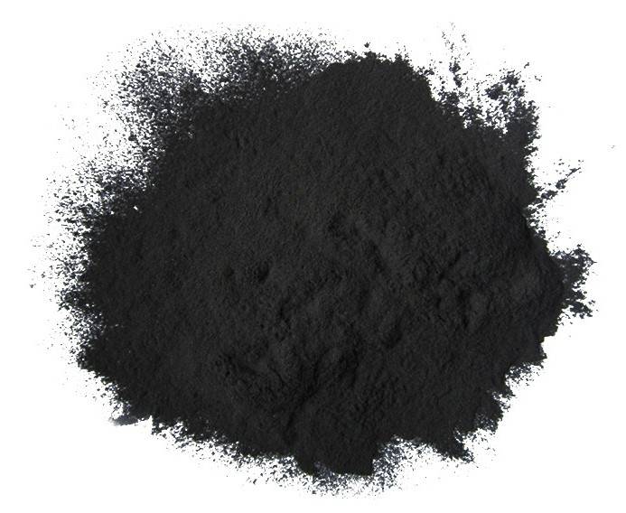 Lithium cobalt oxide powder close up