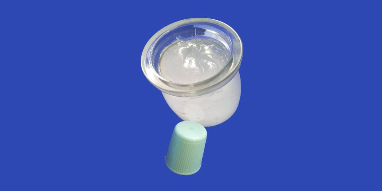 Close up of SLES in a container