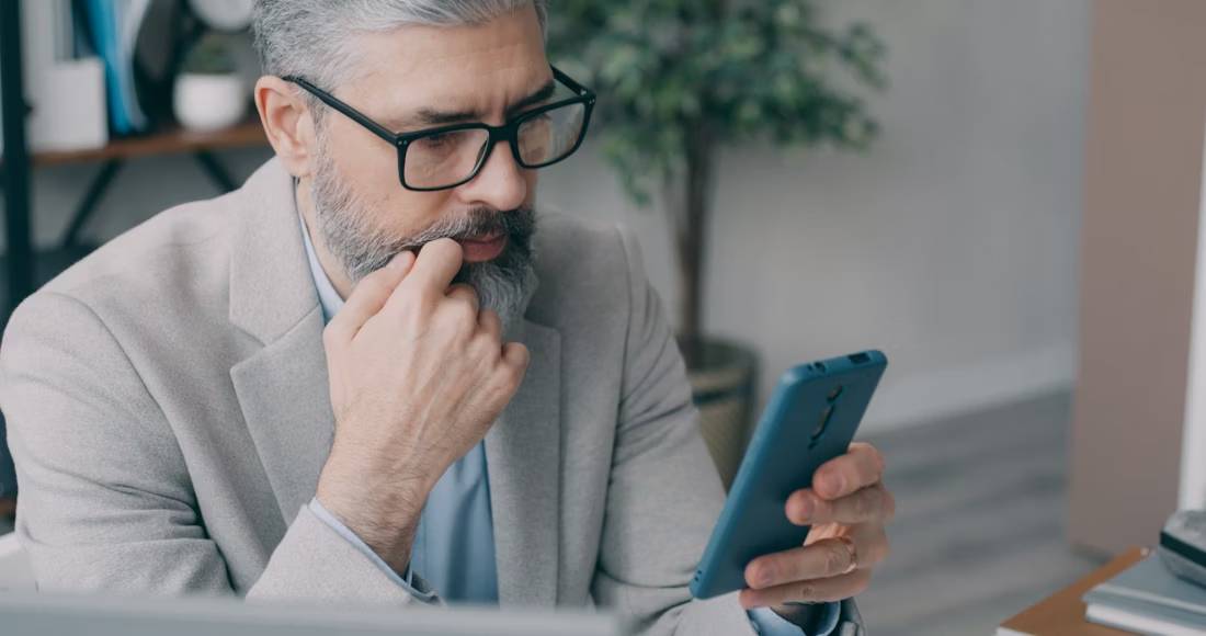 Corporate man thinking about pool and spa chemicals sourcing