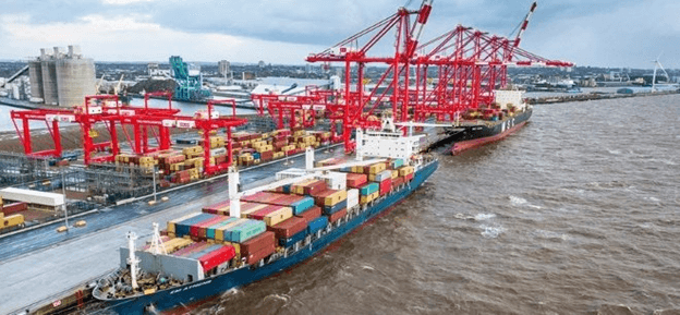 The Port of Karachi in Pakistan
